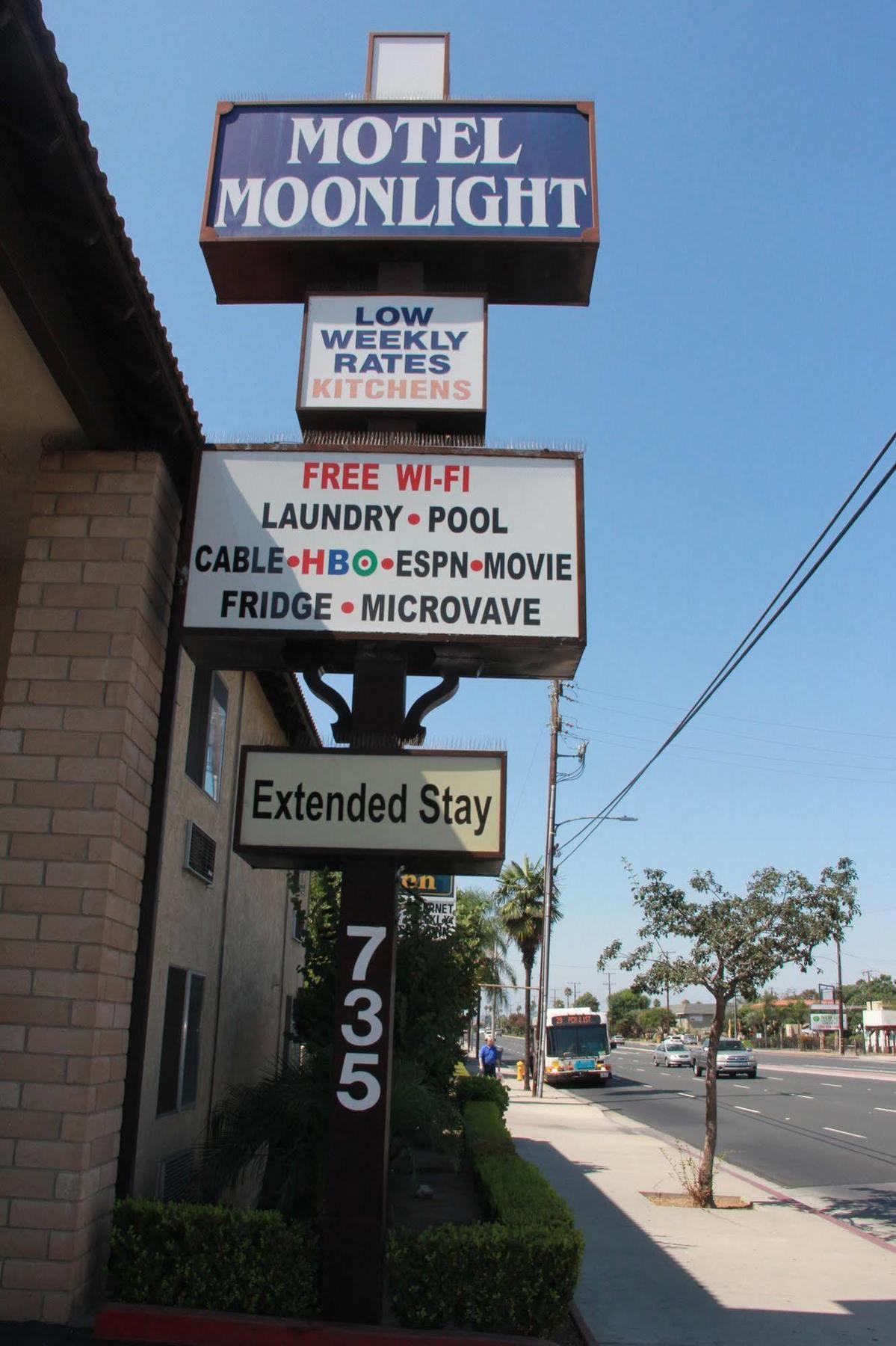 Motel Moonlight Anaheim Ngoại thất bức ảnh